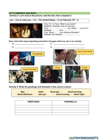 Personal information