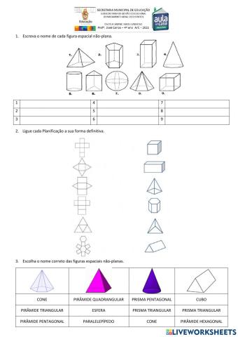 Figuras espaciais não-planas