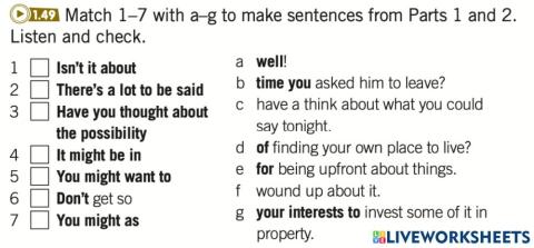 Useful language: Giving advice