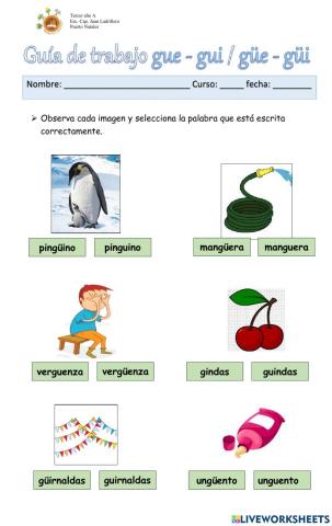Uso de gue-gui - güe-güi