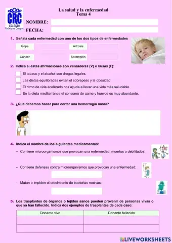 La salud y la enfermedad