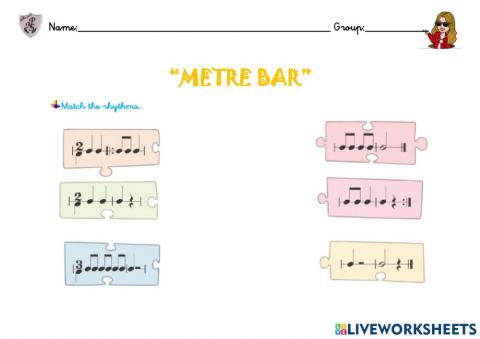 Duple metre bar- Triple metre bar (3º9