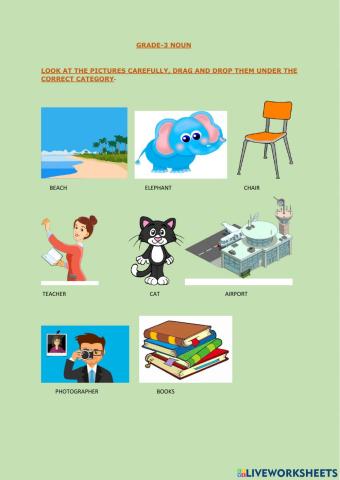Grade 3 noun