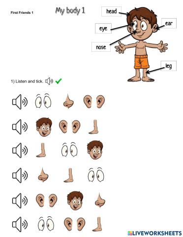 First Friends 1 - My Body 1