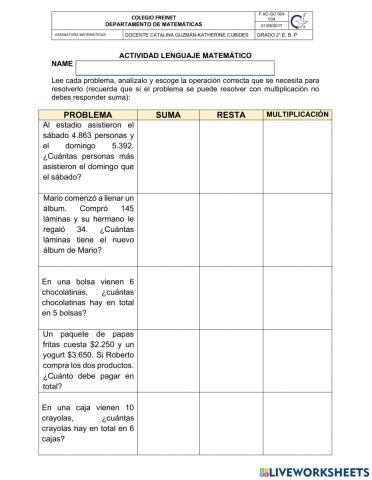 Legunaje matemático