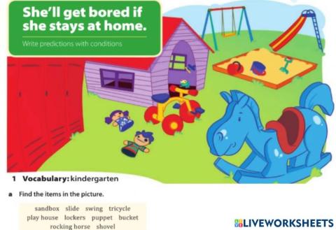 Vocabulary kindergarten
