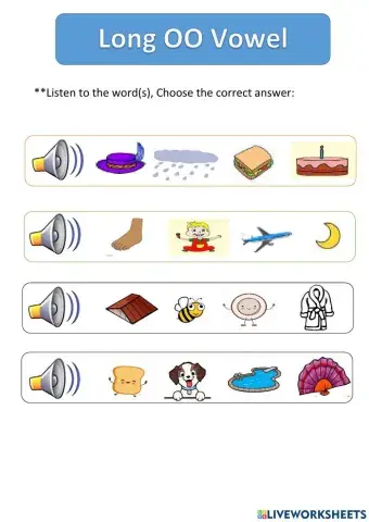 Long OO Vowel Sound