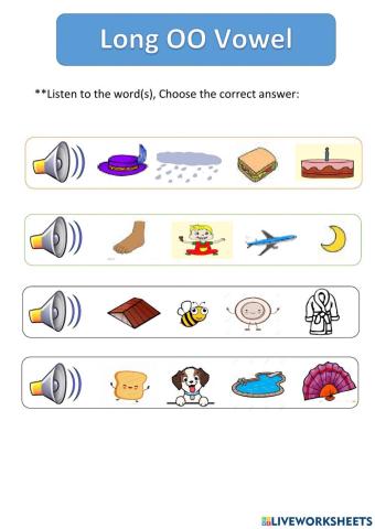 Long OO Vowel Sound