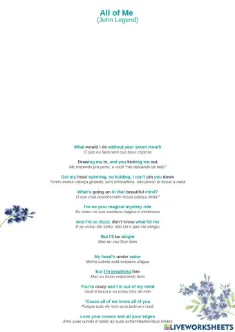 All of me - John Legend