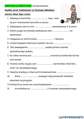 Turvalisus ja kuritegevus