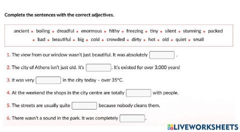 Extreme Adjectives 2
