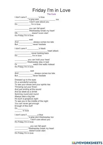 Vocabulary revision. Days