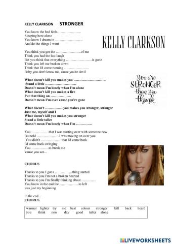 Stroger-Kelly Clarkson