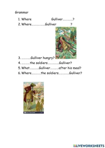 Questions in the Past Simple Gulliver