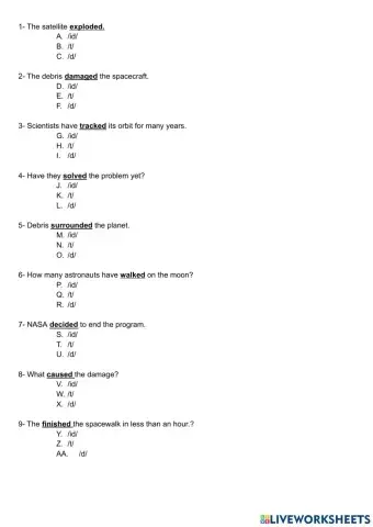 Worksheet 2 9th