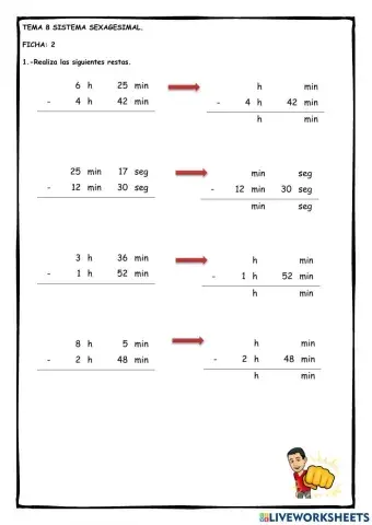 Ficha 2: Sistema Sexagesimal