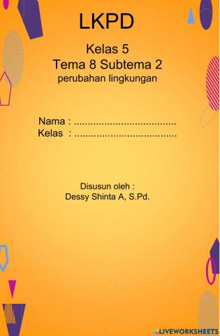 Tema 8 subtema 2 pembelajaran 1