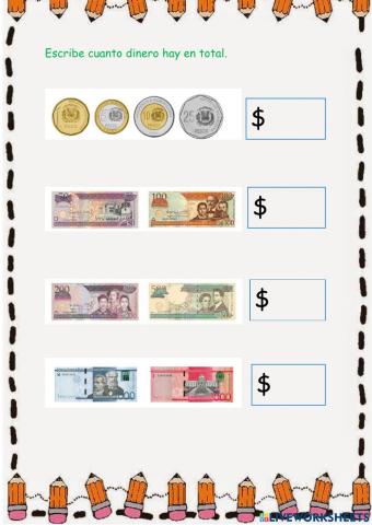 Monedas y Billetes Dominicanos