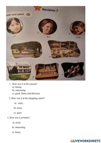 Smart junior  - Module 7 Revision