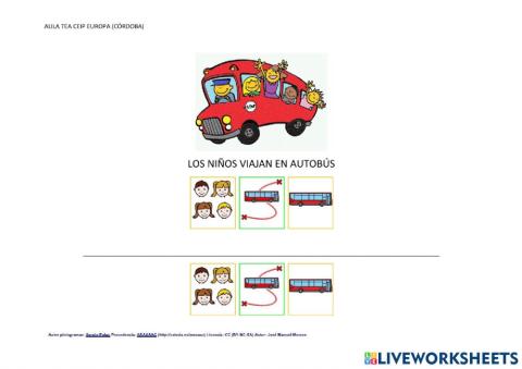 Oraciones de los transportes