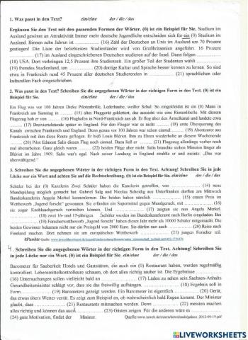 Német érettségi - középszint