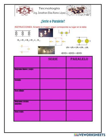 ¿Serie o Paralelo