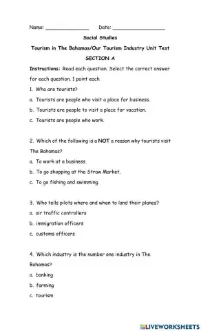 Our Tourism Industry