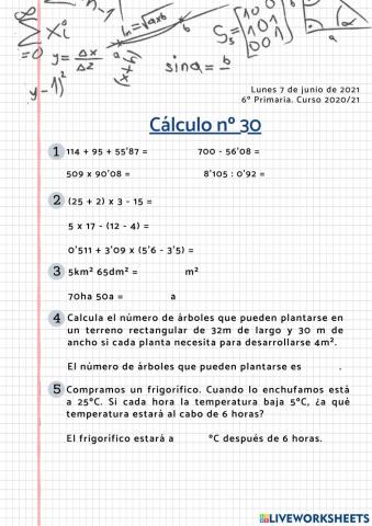 Cálculo 30