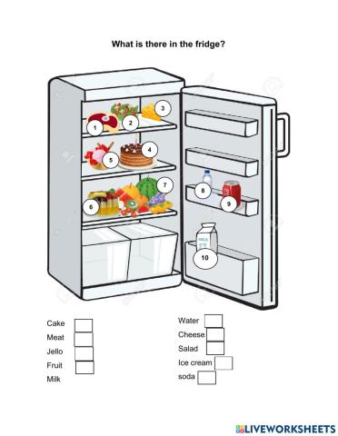 What it there in the fridge?