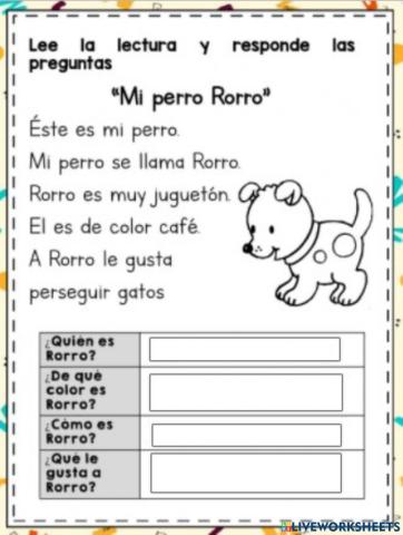 Mi perro Roro