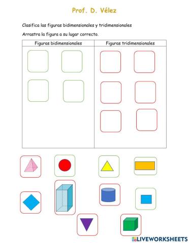 Figuras bidimensionales y tridimensionales