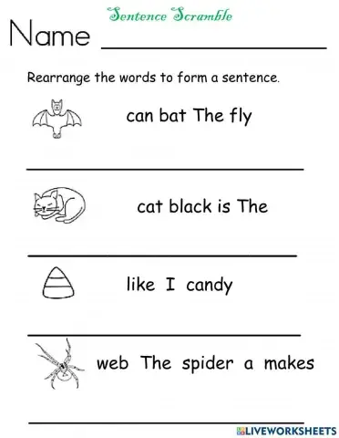 Sentence Scramble