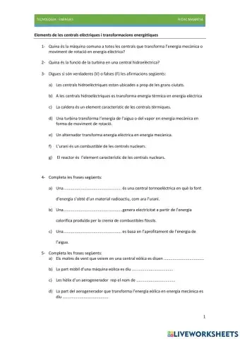 Centrals elèctriques