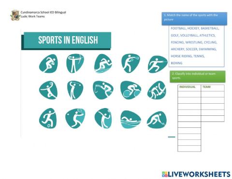 Sports in englih