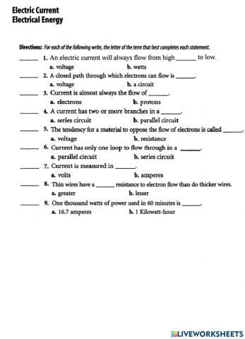 PS-17-02-Electric Current and Electric Energy