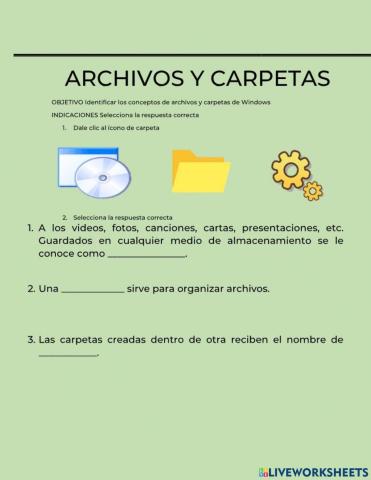 Archivos y carpetas