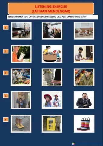 Listening exercise grade 4