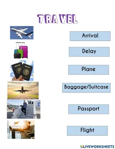 Travel vocabulary