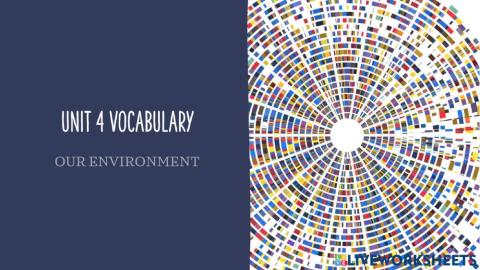 Y8-U5-Our environment