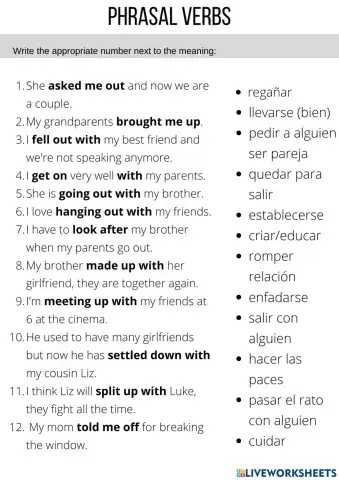 Phrasal Verbs