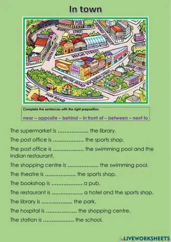 Prepositions of Place