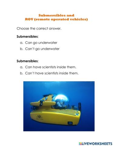 Submersibles S