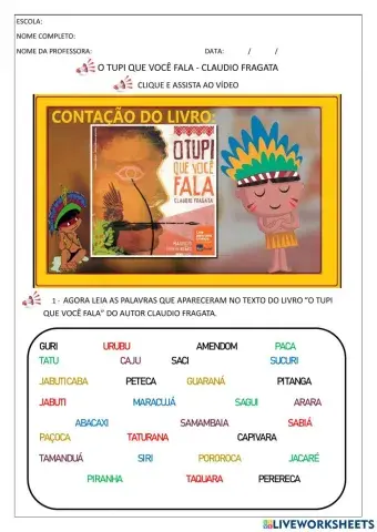 O tupi que você fala