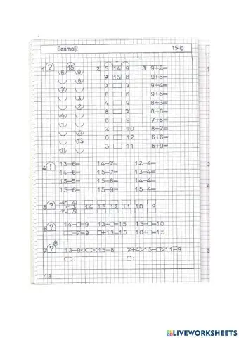 Matematika 15-ig számolunk