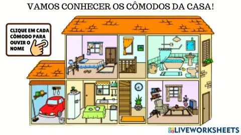 Organize os objetos nos cômodos da casa!