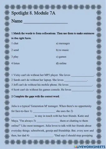 Spotlight 8, module 7A