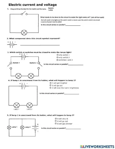 Ps-17-05-Electric Circuits Series and Parallel