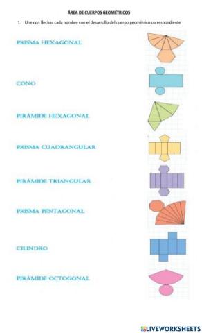 Área de cuerpos geométricos