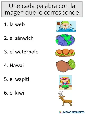 Vocabulario de la Ww