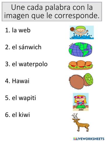 Vocabulario de la Ww